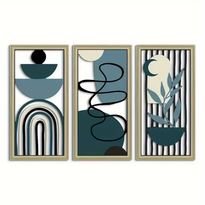 Ensemble de décoration murale en bois