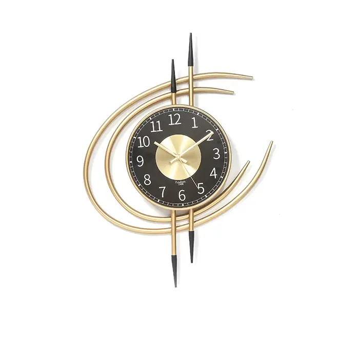 Horloge murale moderne simple de 54 cm, style nordique, décoration de la maison, salon, bureau, hôte