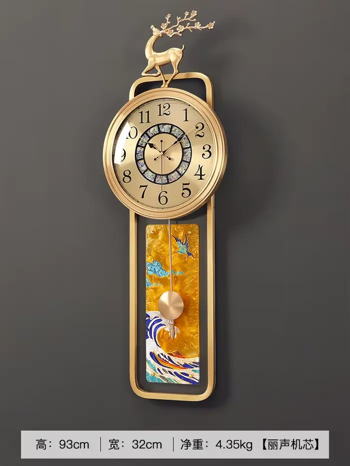 Horloge murale industrielle européenne moderne salon bureau Art horloge murale luxe pendule Reloj De