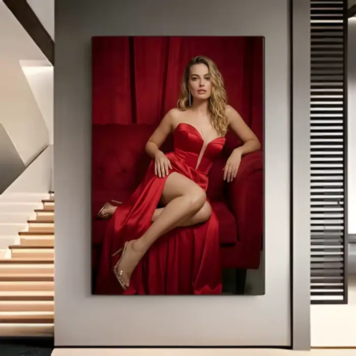 Affiche de la célèbre actrice Margot Robbie