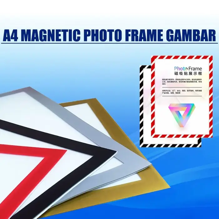 Cadre photo magnétique A3 A4 8