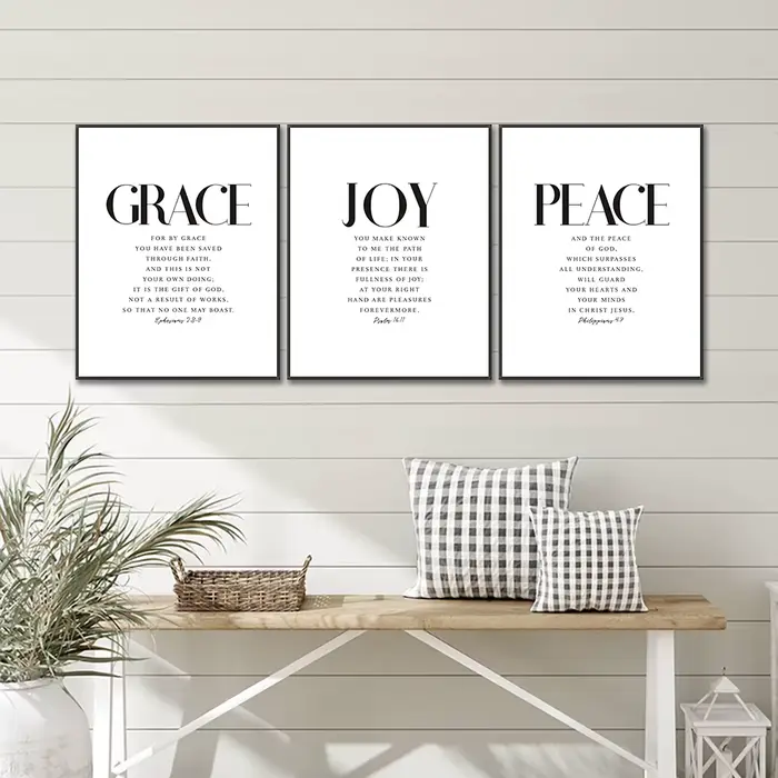 Affiche murale verset de la Bible