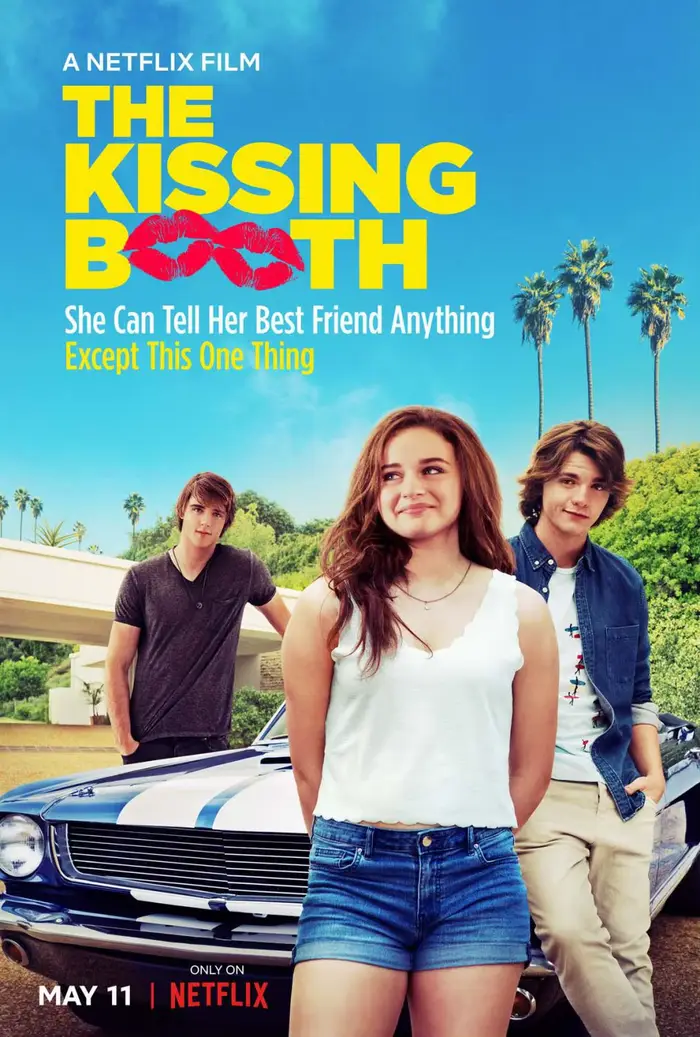 Affiche en soie pour film The Kissing Booth (2018), décoration murale pour la maison