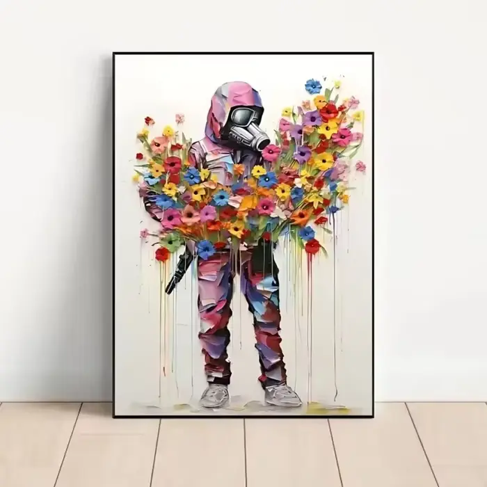 Banksy Street Graffiti Pop Art toile mur Art affiche fantaisie peintures murales impressions photo pour salon Bar décoratif