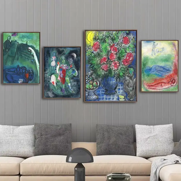 Toile d'Art Mural de Marc Chagall