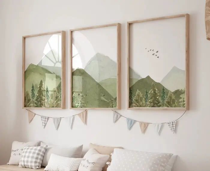 Peinture sur toile d'interconnexion moderne pour la décoration intérieure