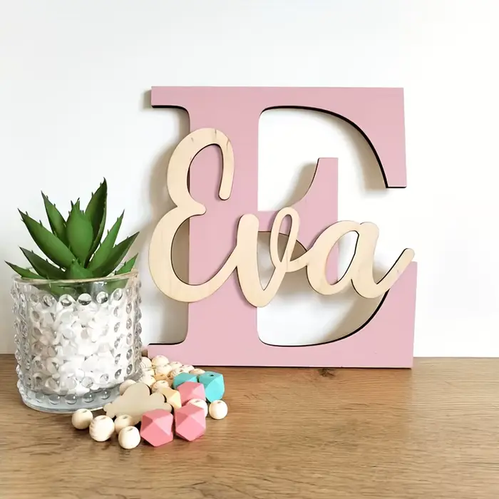 Lettres majuscules personnalisées A-Z pour la personnalisation, plusieurs décorations créatives pour