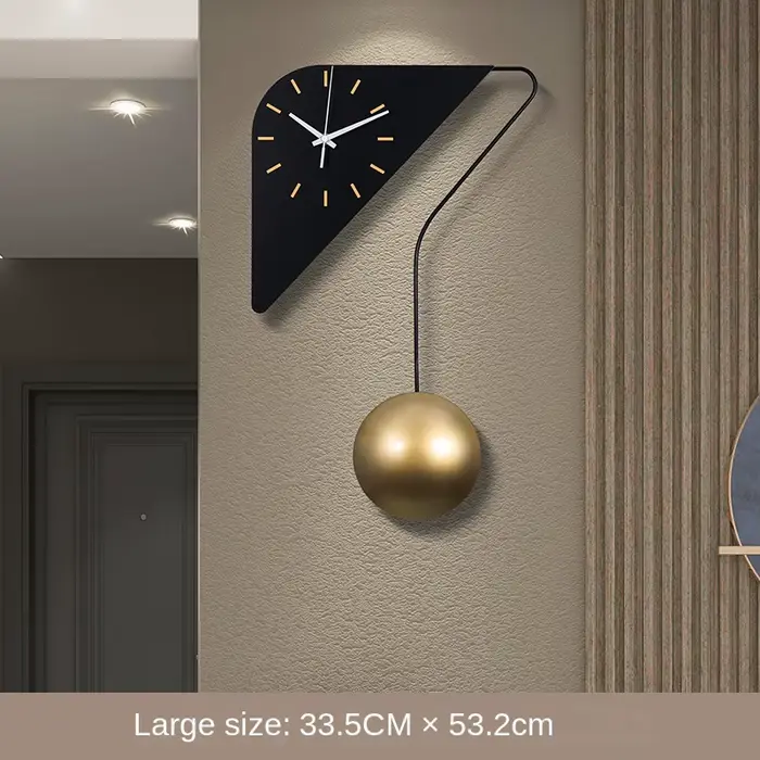 Horloge murale décorative moderne pour la maison, montre créative, salon, atmosphère simple, personn