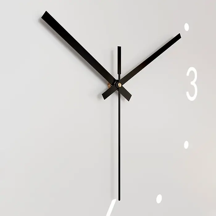 Horloge murale d'angle double face