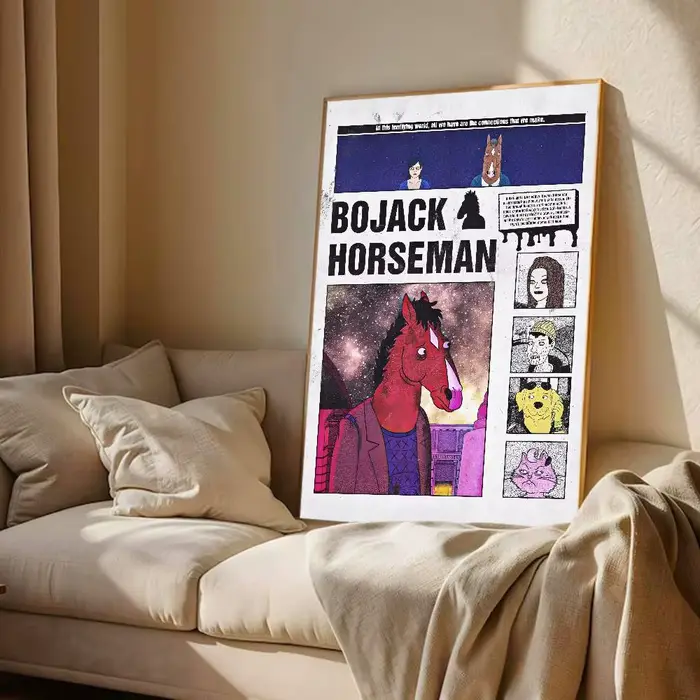 Affiches vintage classiques Anime B-BoJack Art Horseman