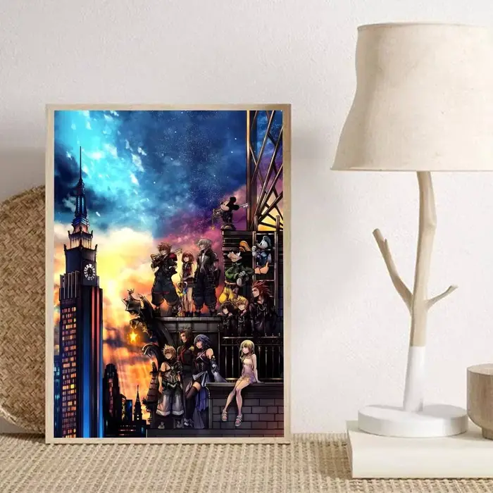 Affiches de jeu Anime K-KingdomS H-Hearts, impression HD, décoration murale Vintage pour la maison, 