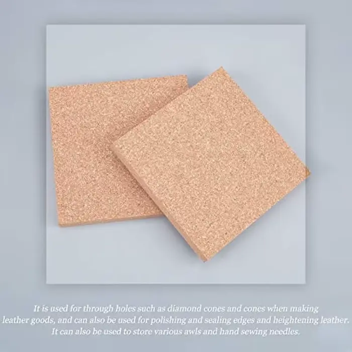 Carreaux de liège carrés pour décoration murale