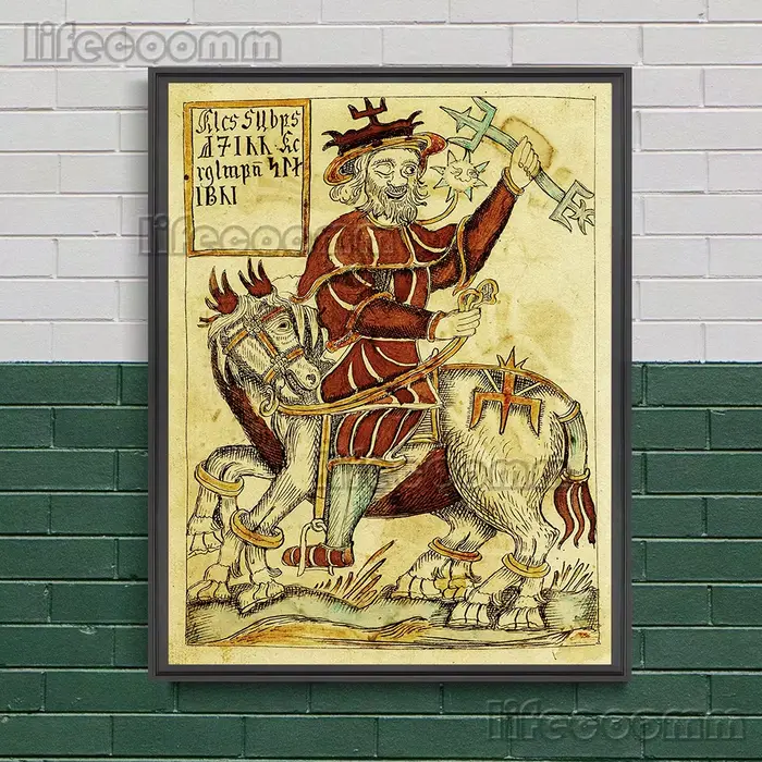 Toile d'Art Mural Scandinave Myenson