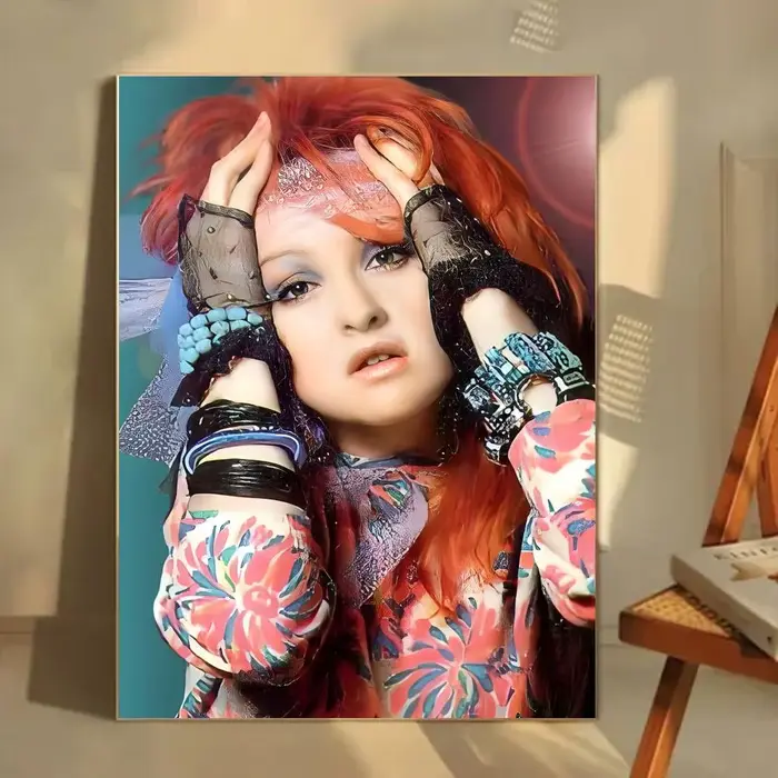 Affiche Singer Retro C-Cyndi Lauper