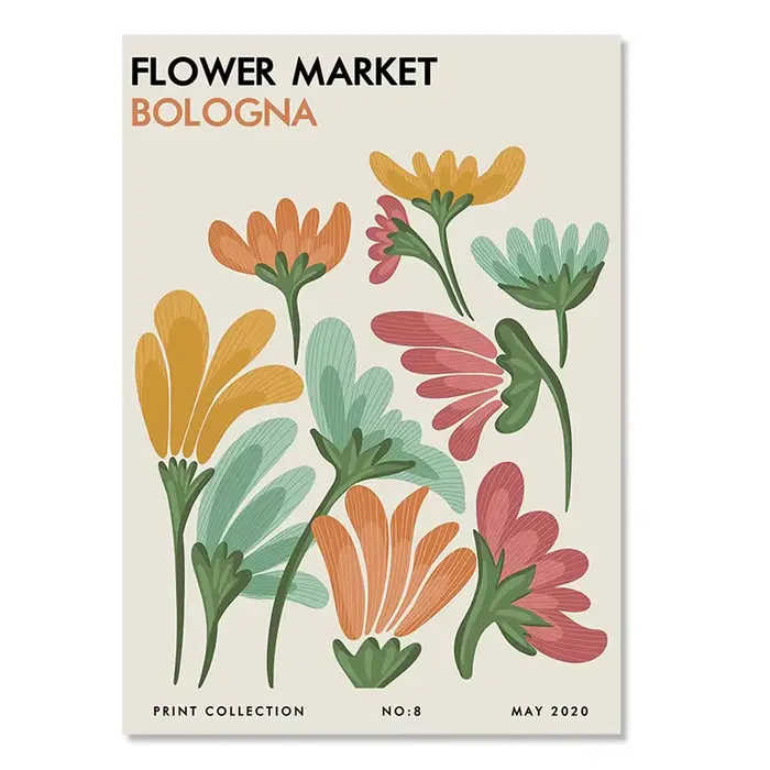 Matisse – affiches et imprimés Yayoi Kusama en toile, sparadrap muraux du marché des fleurs, images