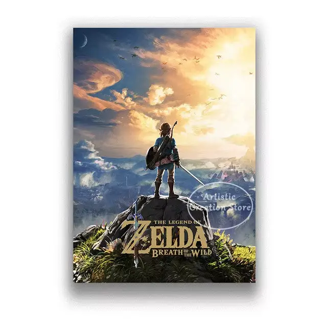 Affiche de Legend Video Game, peinture sur toile, affiche et impressions d'art mural, gérer pour cha