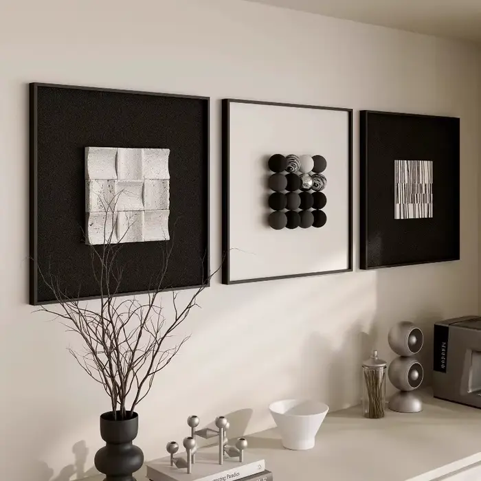 Décoration murale minimaliste de style européen pour salon