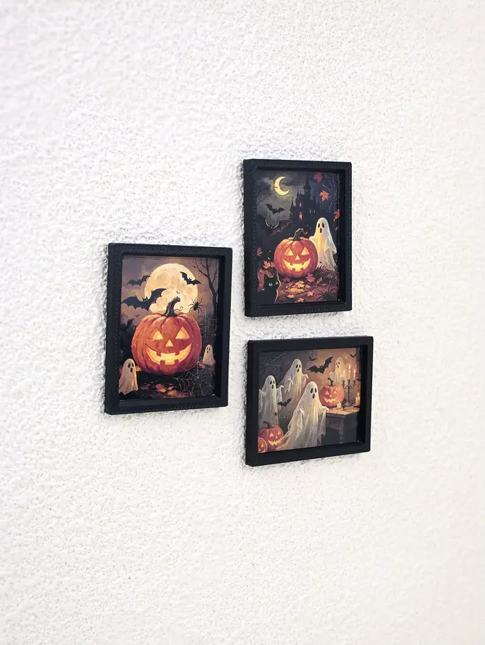 Décoration murale d'Halloween, décorations d'Halloween et de Pâques, accessoires pour maison de poup