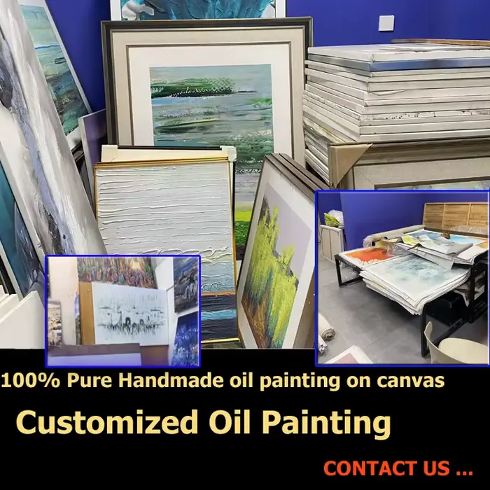 Peintures personnalisées de haute qualité, 100% peintes à la main sur toile, pour la décoration de l