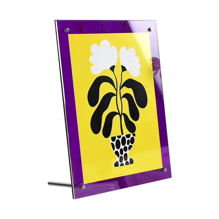Cadres photo en acrylique modernes avec support