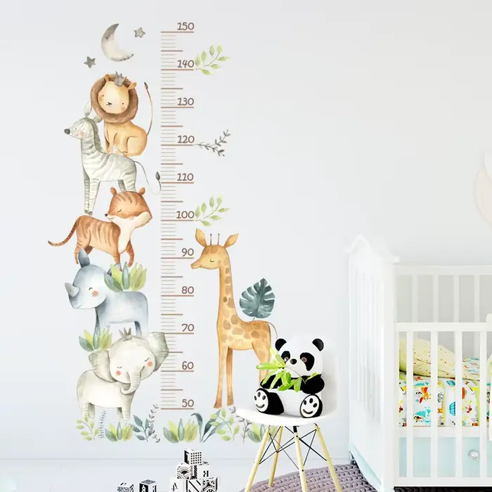 Autocollants Muraux avec Règle pour Chambre d'Enfant, Imperméables, PerfecPVC, Décoration de la Mais