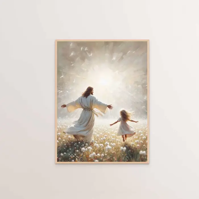 Jésus Christ toile postres chrétien
