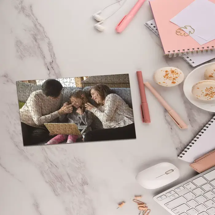 Puzzles personnalisables avec photos pour couple et famille