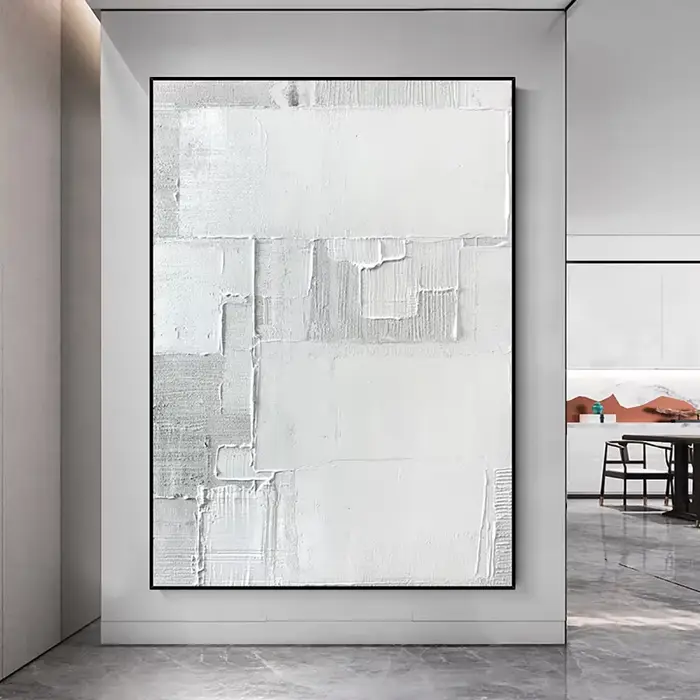 Oeuvre abstraite moderne de bergame
