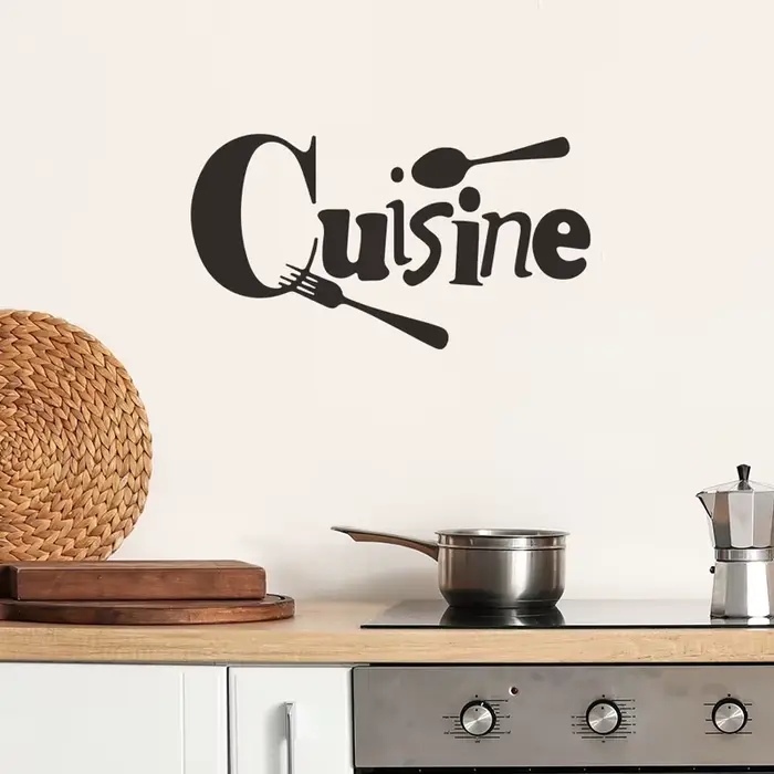 Autocollants muraux de Cuisine avec Slogan anglais