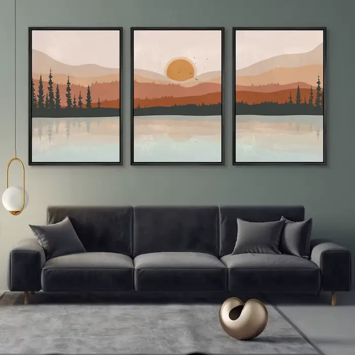 Ensemble d'art mural de 3 affiches