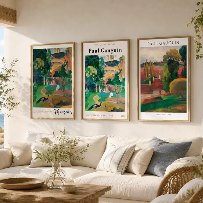 Affiche classique du peintre P-Paul Gauguin