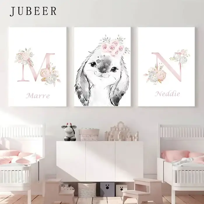 Affiche de décoration d'animaux mignons