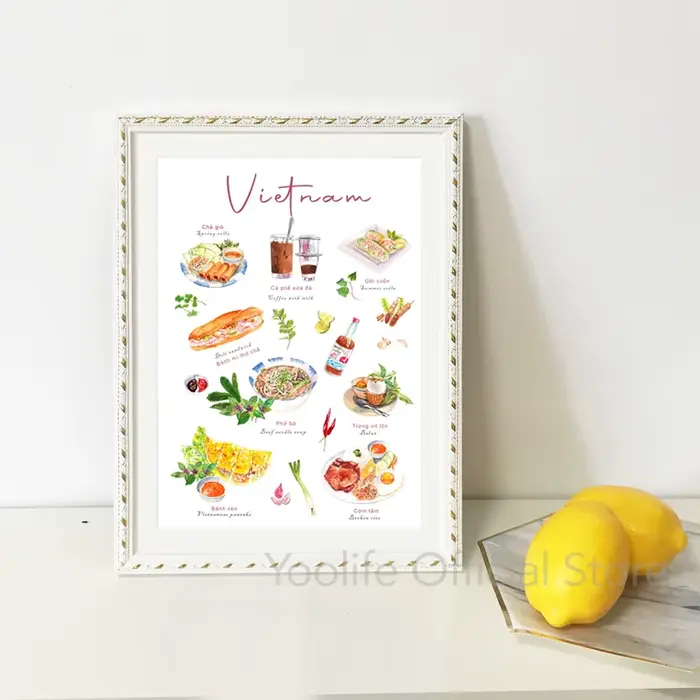 Impressions d'art alimentaire du Vietnam