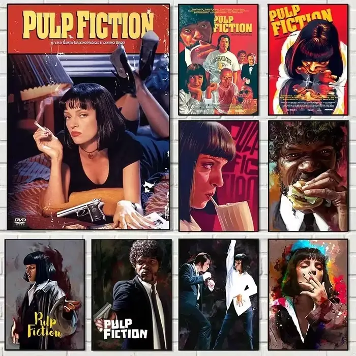 Peinture moderne affiches et imprimés films pulpe Fiction toile