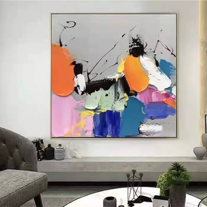 Peinture à l'huile sur toile épaisse