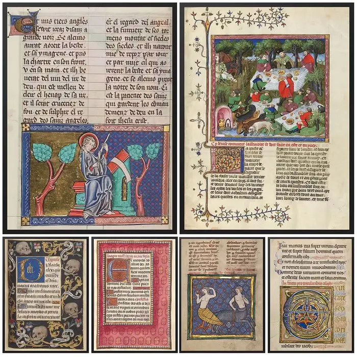 Affiches de Religion des écritures de la mythologie médiévale