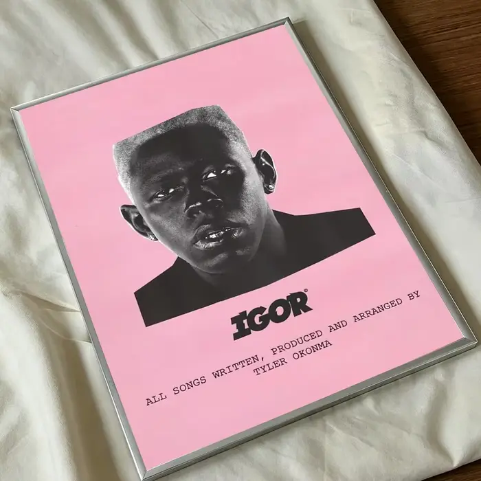 Affiche artistique et élégante du rappeur T-Tyler T-The C-Creator, décoration murale pour la maison,