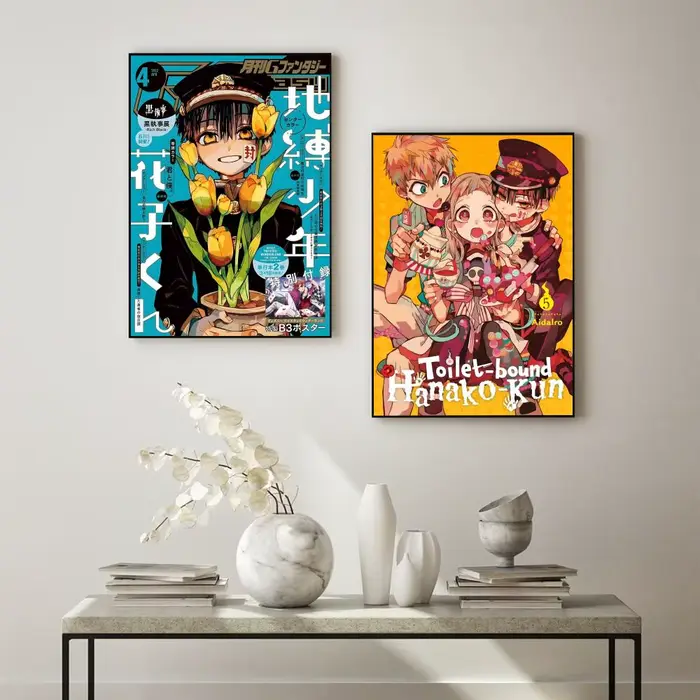 Affiche Hanako-kun liée aux toilettes