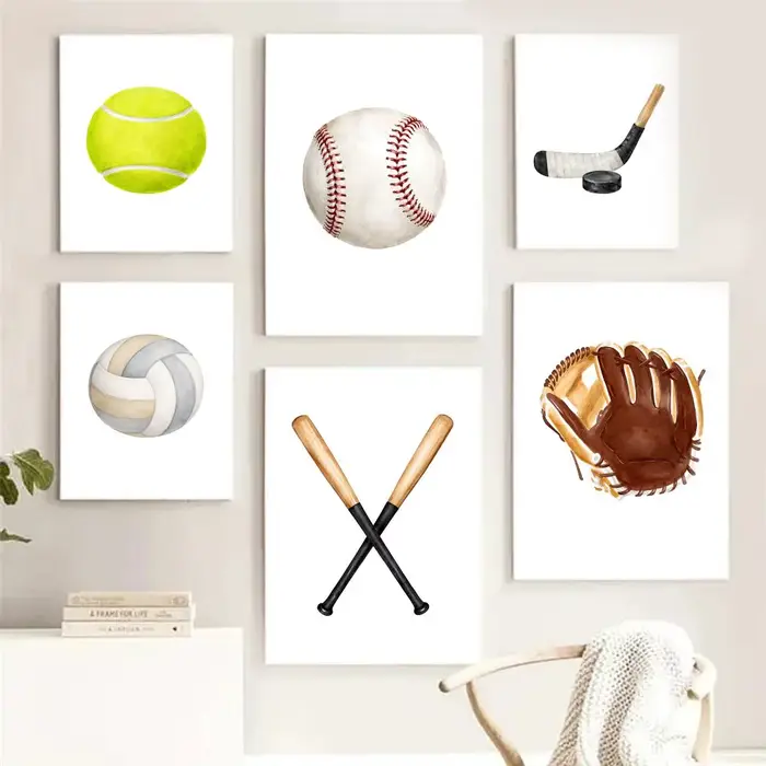 Peintures de football, rugby