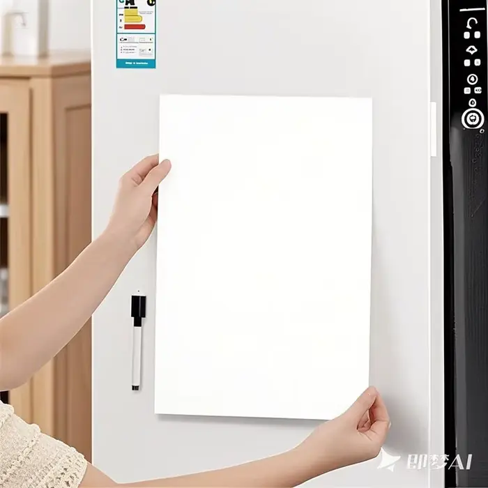 Autocollant de réfrigérateur tableau blanc magnétique