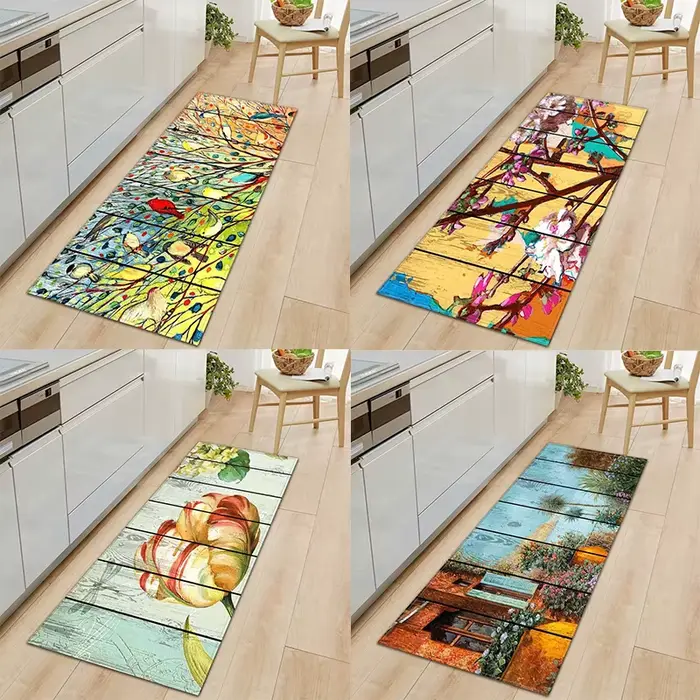 Motif de peinture murale en bois
