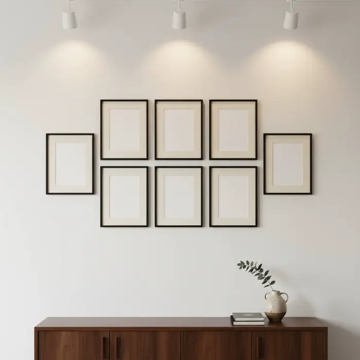 Passe-partout blanc pour photos