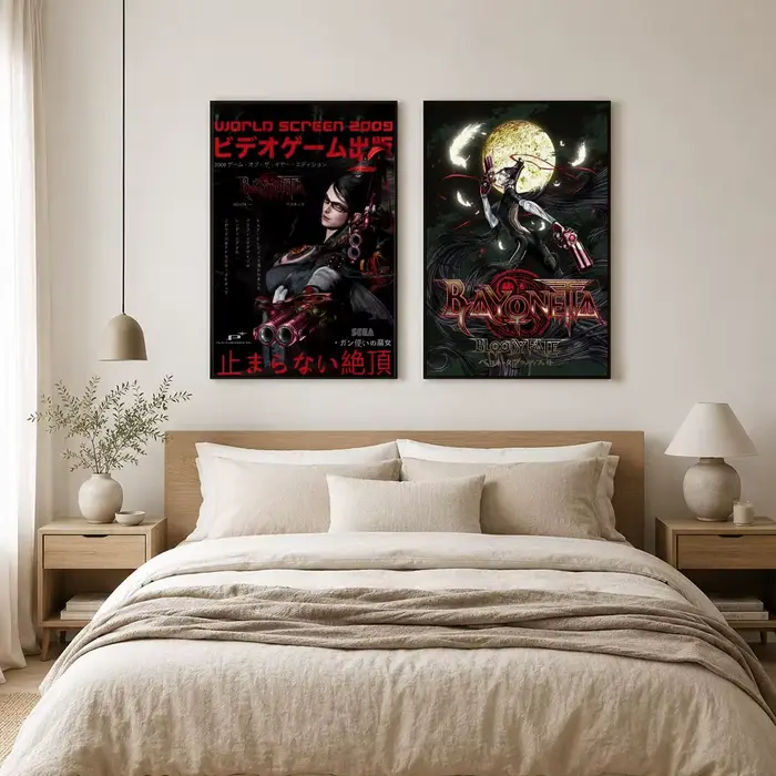 Poster autocollant mural du jeu Bayonetta 3