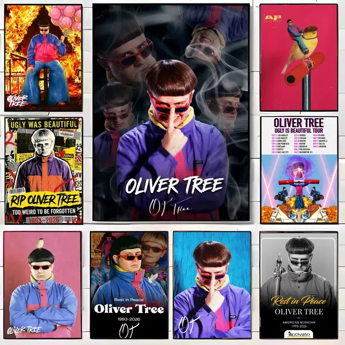 Affiche décorative élégante Singer O-Oliver Tree Ugly is Beautiful
