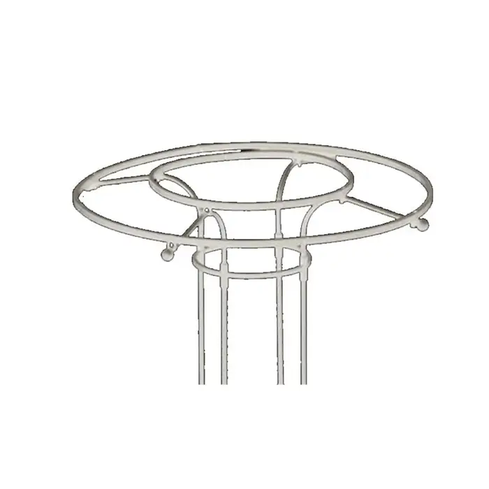 Cadre en grille arquée de 150 cm, montage et démontage faciles, léger et portable, favorise une croi
