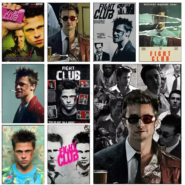 Affiche du film culte F-Fight Club