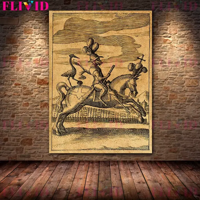 Affiche et imprimés d'art rétro mystérieux