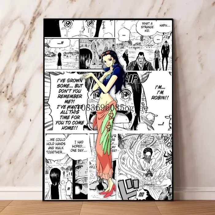 Affiche une pièce, peinture sur toile, singe D. Luffy, décoration de maison, sans cadre, Anime, Art