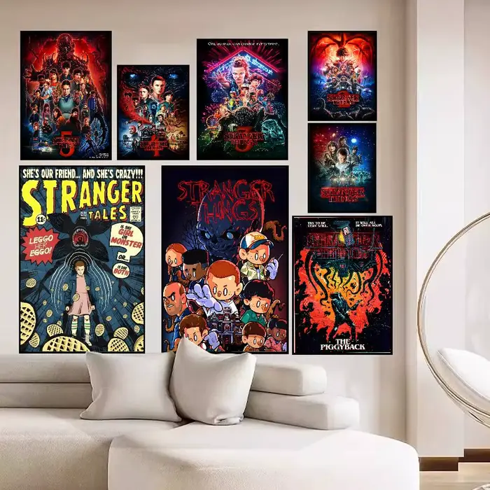 Affiches rétro S-Stranger-S T-Things