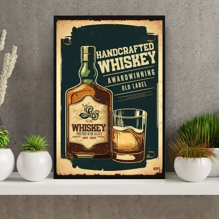 Affiche de Cocktail Rétro à Clicks